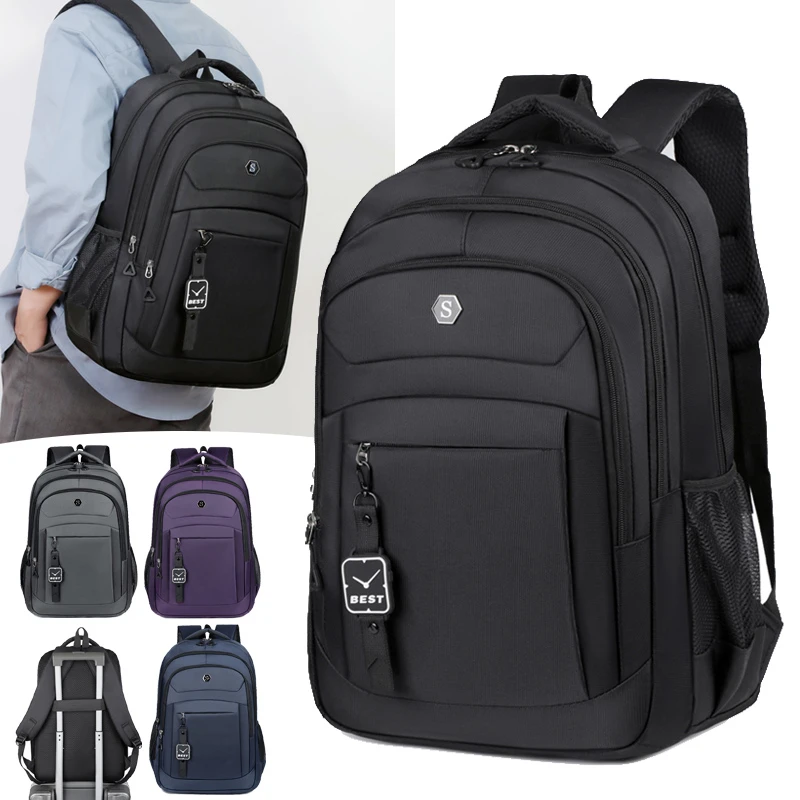 Mochila de viaje de gran capacidad y resistente, mochila para portátil ideal para la universidad y los desplazamientos diarios, excursiones de senderismo