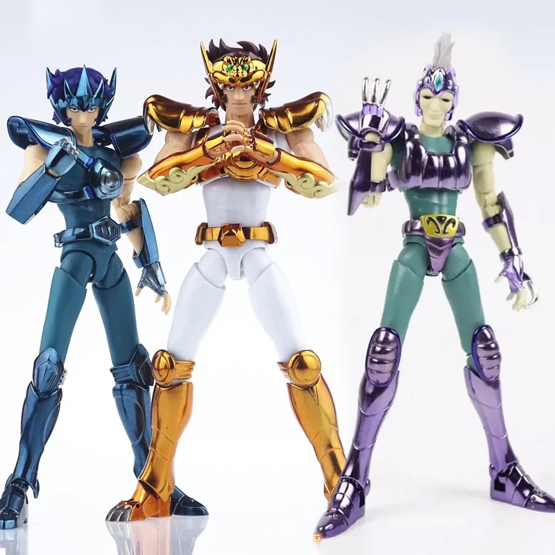 Set x3 Great Toys/GT Saint Seiya Myth Cloth EX Nachi Lobo / Ichi Hydra /Ban Leon Menor, Caballeros del Zodíaco de Bronce Figura de Acción