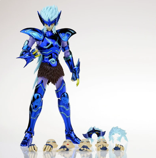 Saint Seiya MST Model Fenrir de Alioth Epsilon Asgard God Warrior Myth Cloth EX Figura de acción coleccionable de metal fundido a presión