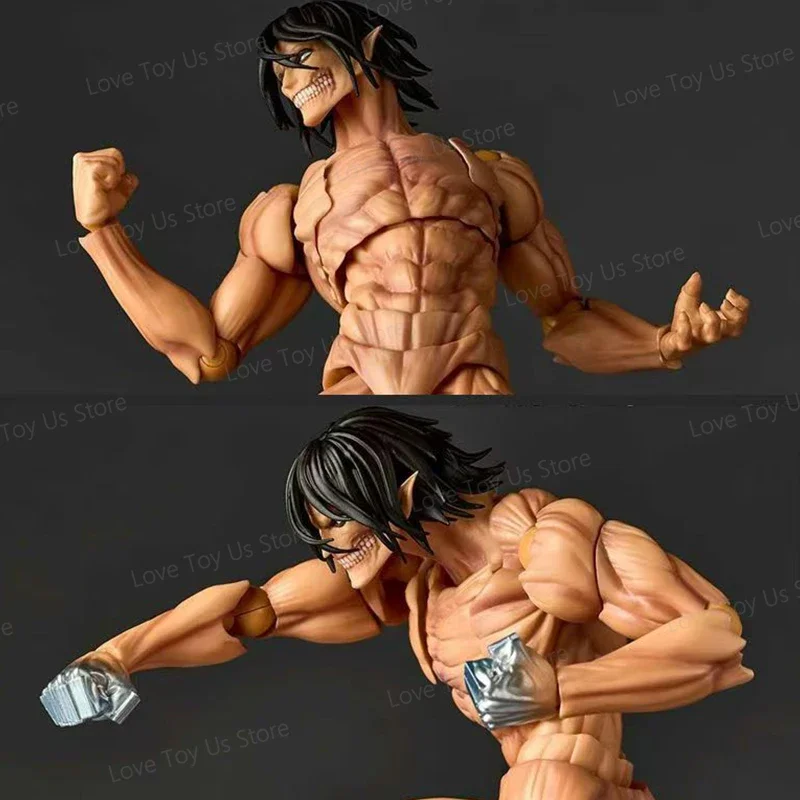 Versión fabricación nacional (Arkham / Kaiyodo Revoltech / Amazing Yamaguchi) — Attack on Titan: Eren Yeager (Relanzamiento) – Figura articulada