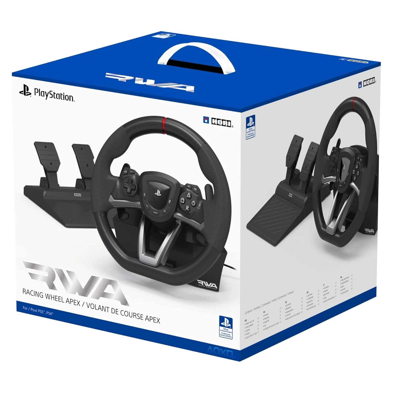 Pedales y volante de PlayStation para PC, PS4 y PS5: controles de dirección para videojuegos