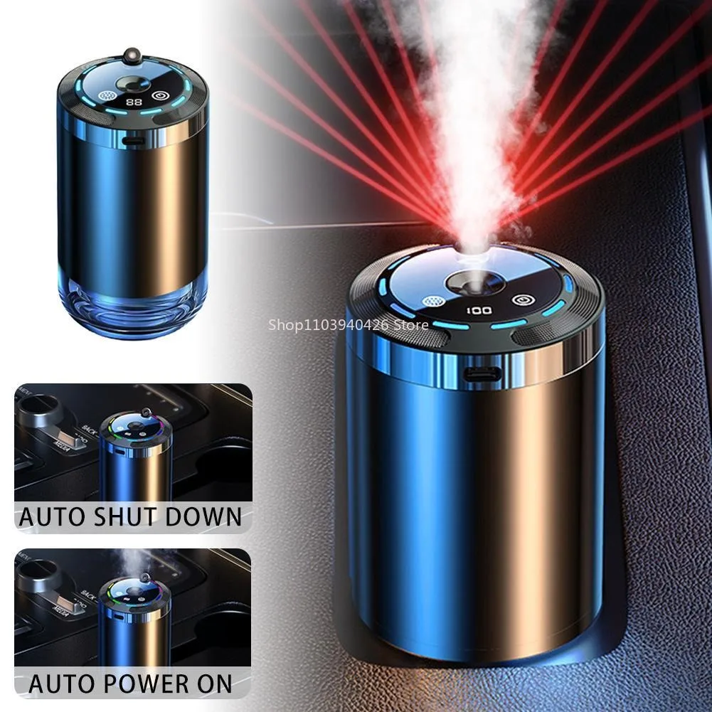 Difusor y humidificador para coche con 5 modos. Difusor y humidificador para coche. Ambientador de aromaterapia para el coche, el hogar, la oficina y el dormitorio. De larga duración